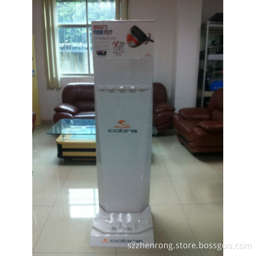 vacuum forming plastic display rack for golf clubs